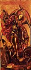 Dragon Paintings - St. Michael And The Dragon by Bartolome Bermejo